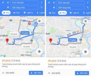 Cách định vị trên Goole Map